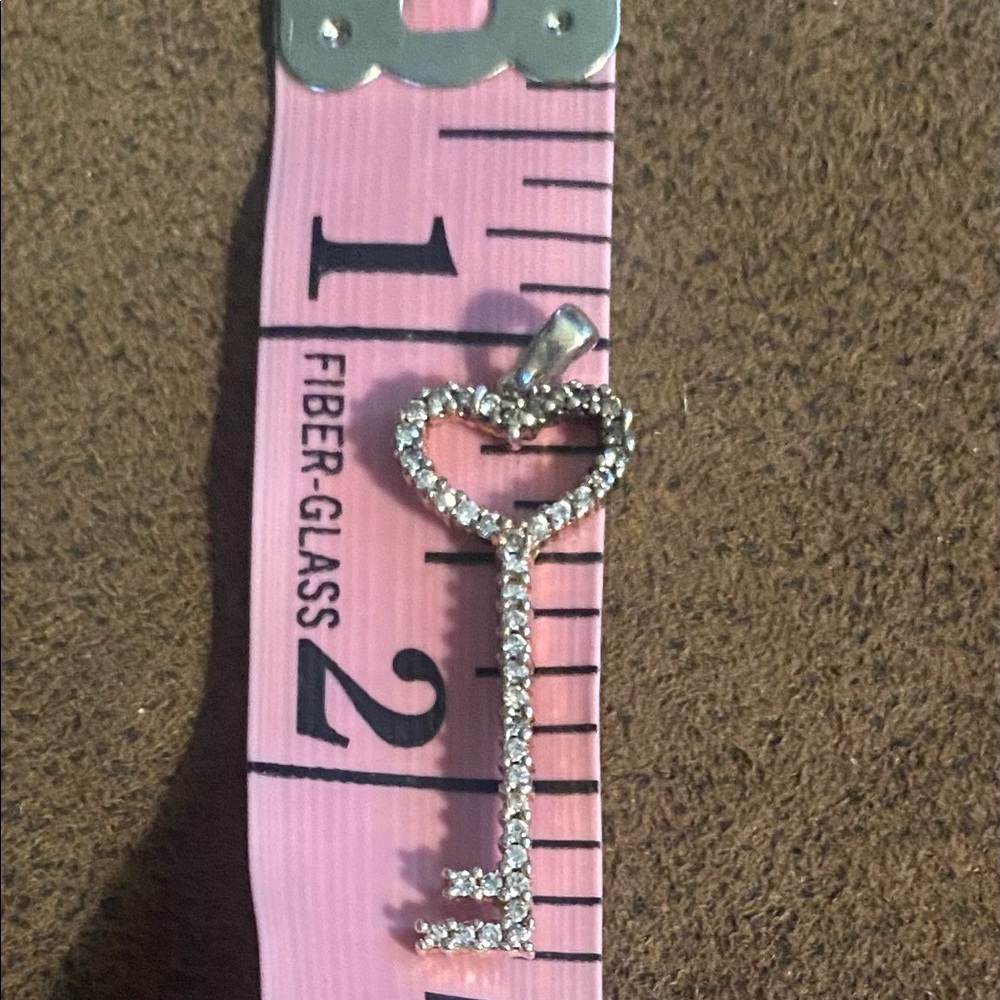 Sterling key pendant